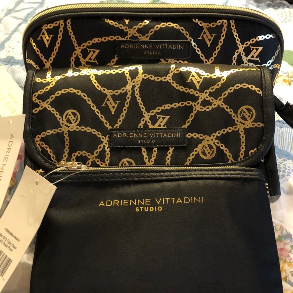 NWT Adrienne Vittadini 3 piece Cosmetic Bags